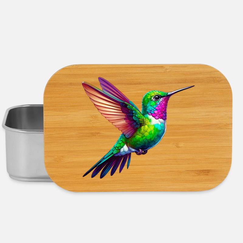 Kolibri - Lunch Box - Silber