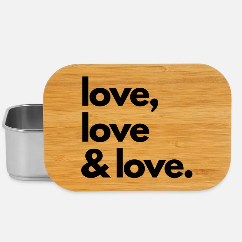 Love Tote Bag Studenten-Kit - Lunch Box - Silber