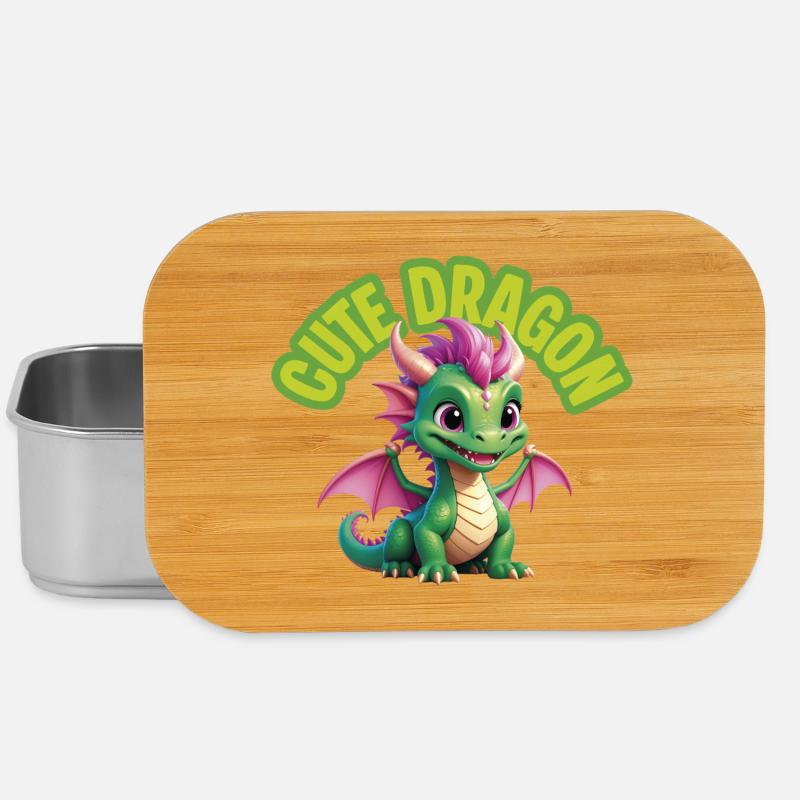 Niedlicher Drache - Lunch Box - Silber