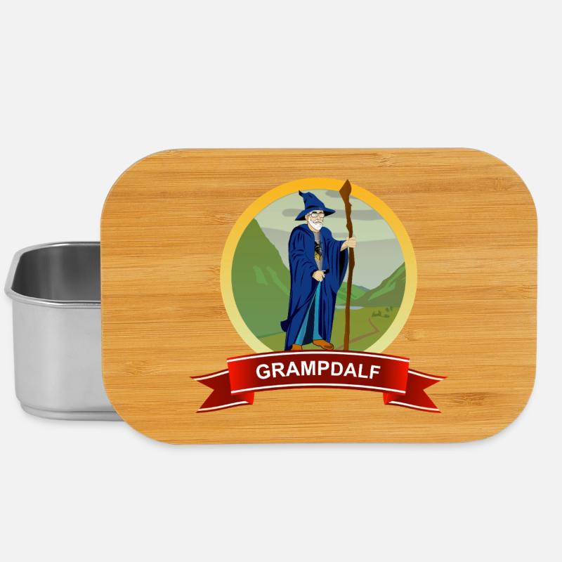 Écusson du sorcier de Grampdalf - Boîte à goûter - argent