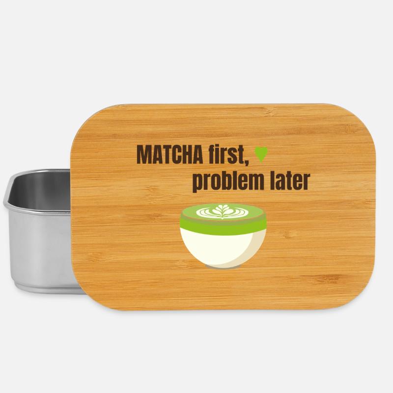 Matcha first, problem later - Lunch Box - Silber