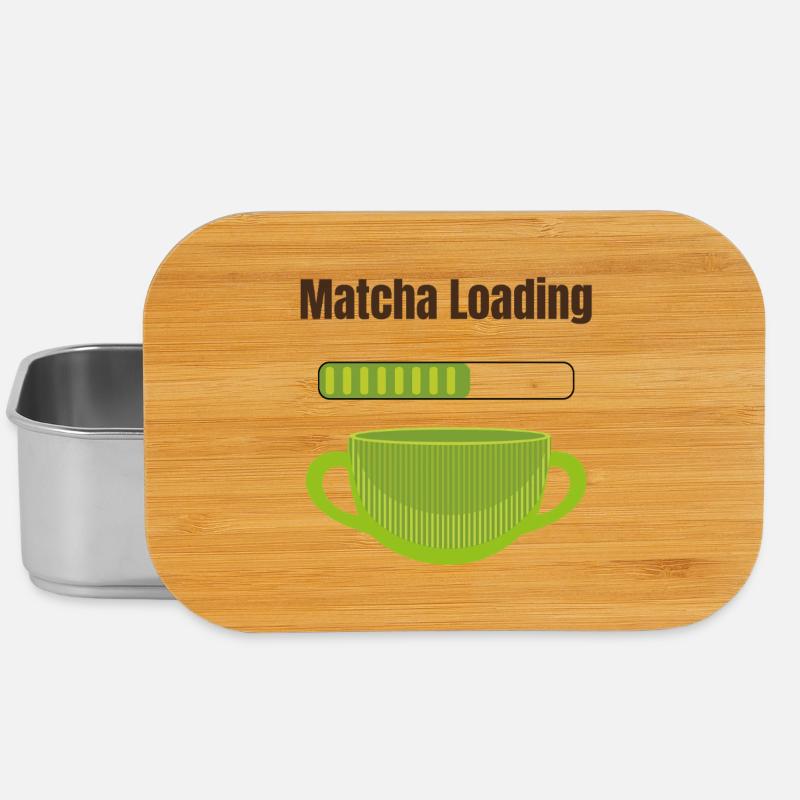 Matcha Loading - Lunch Box - Silber