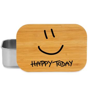 Happy Today - Lunch Box - Silber - Vorne