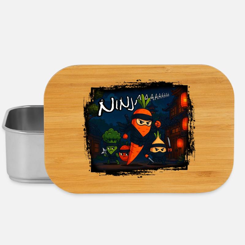 Carrot Ninja - Lunch Box - silver