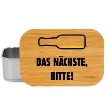 Das Nächste, Bitte! (Bier / Bierchen / POS 2C) - Lunch Box - Silber - Vorne