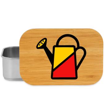 Zweifarbiger Gießdosen-Werkzeug Gemüsegärtner - Lunch Box - Silber - Vorne