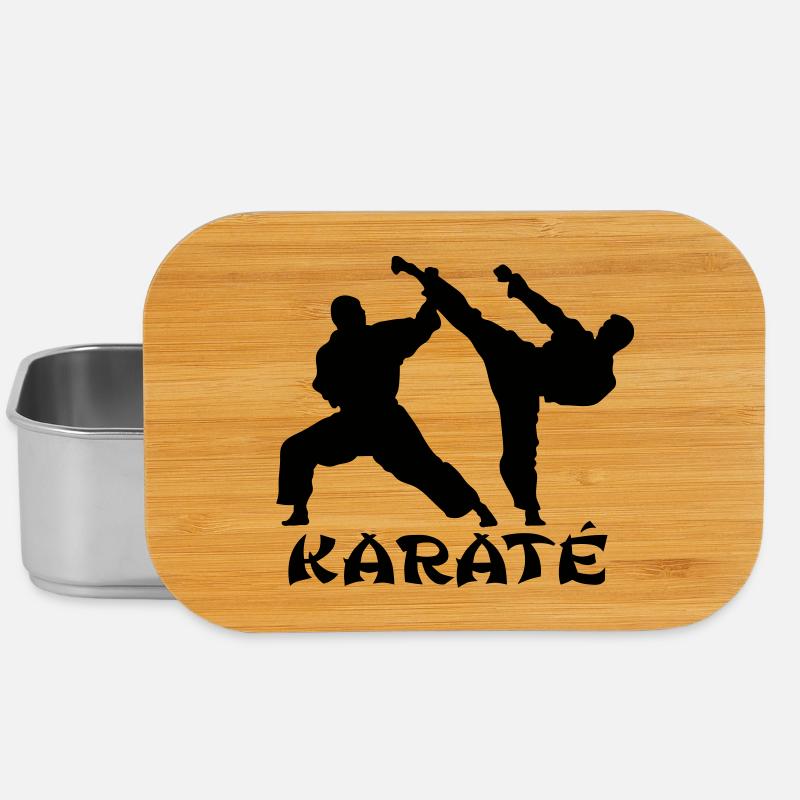 Karate - Lunch Box - Silber