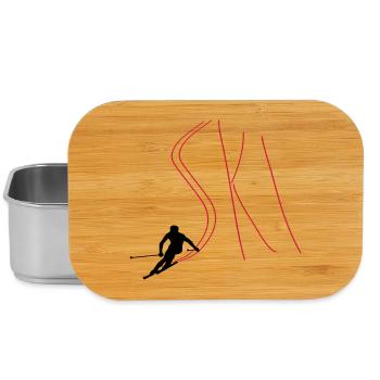 Ski - Lunch Box - Silber - Vorne