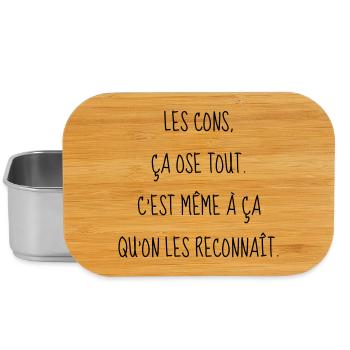 Cinéma / Citation / Série télé / Geek - Boîte à goûter - argent - Devant