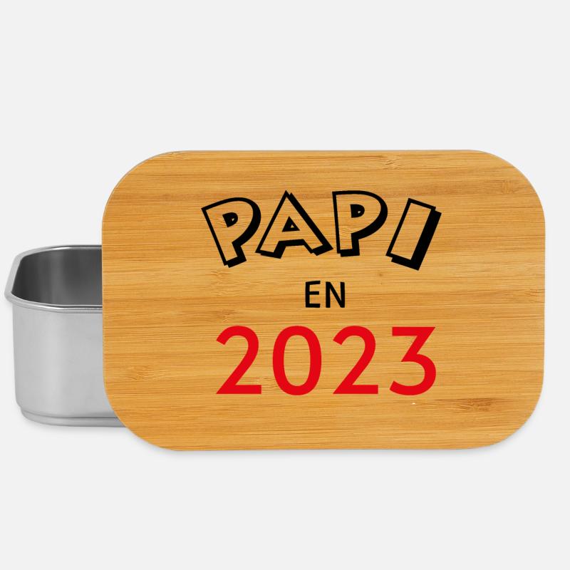 Papi en 2023 - Boîte à goûter - argent