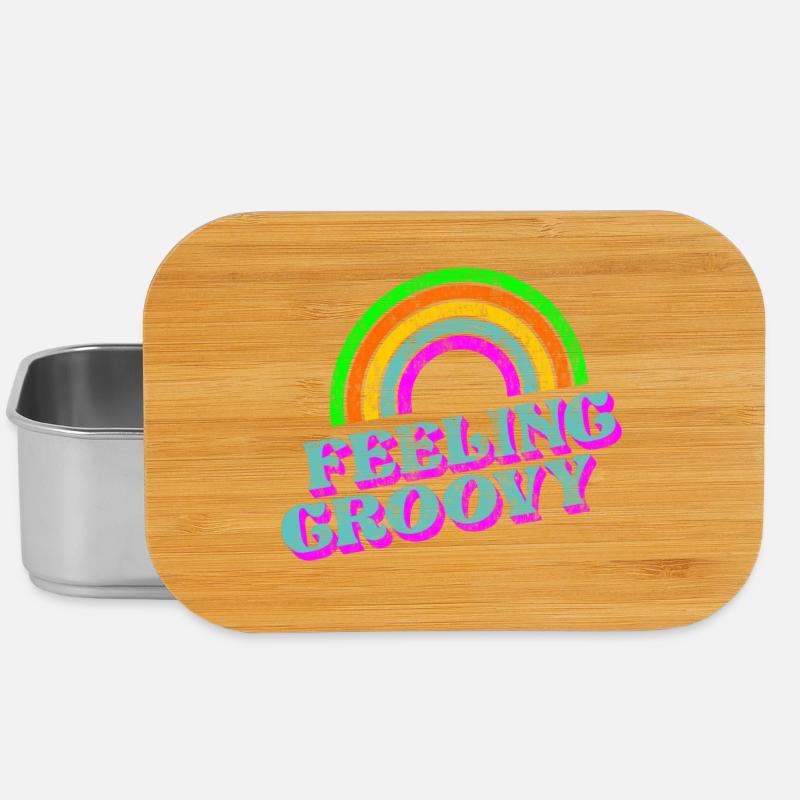 Feeling groovy 70s dicotheque disco music - Lunch Box - silver