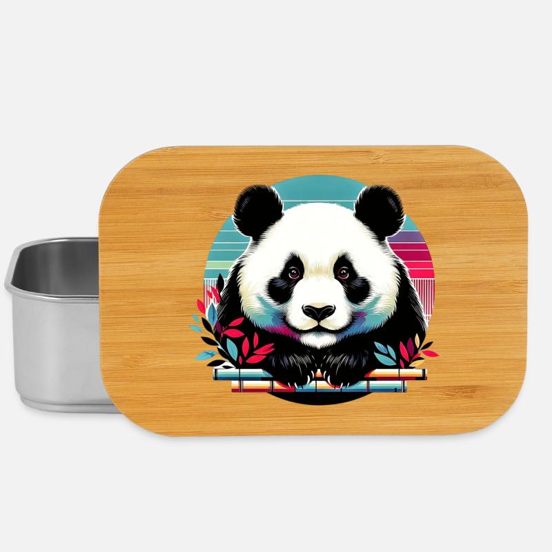 Panda - Lunch Box - Silber