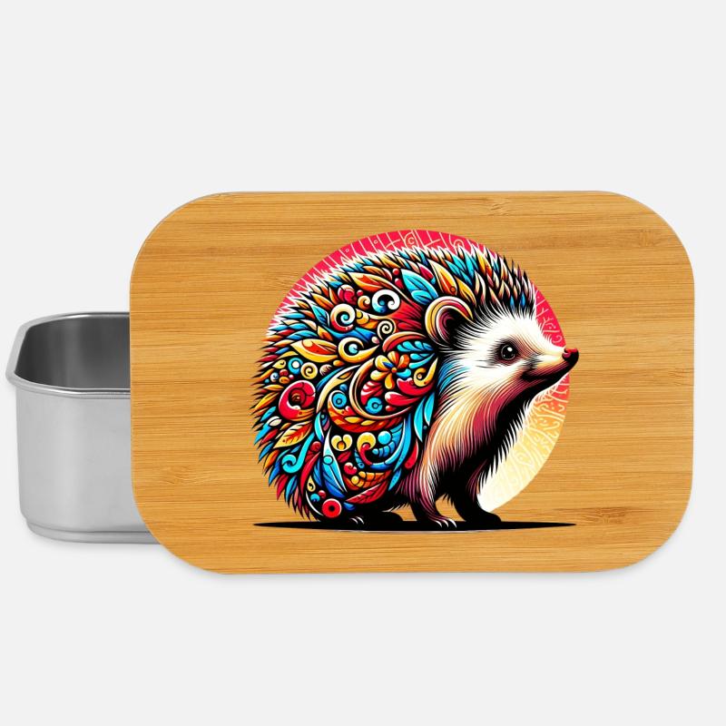 Hedgehog - Lunch Box - silver