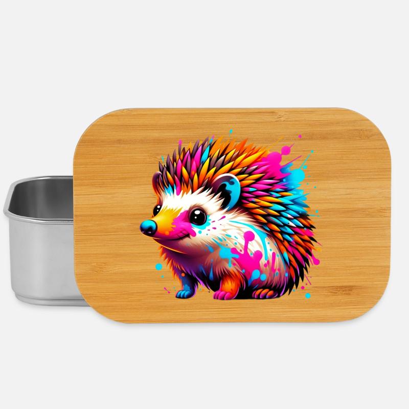 Igel - Lunch Box - Silber
