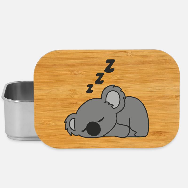sleepy koala - Lunch Box - Silber