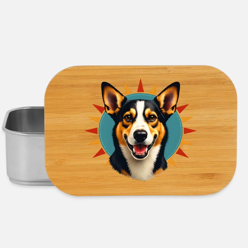 Corgi Strahlende Sonne - Lunch Box - Silber