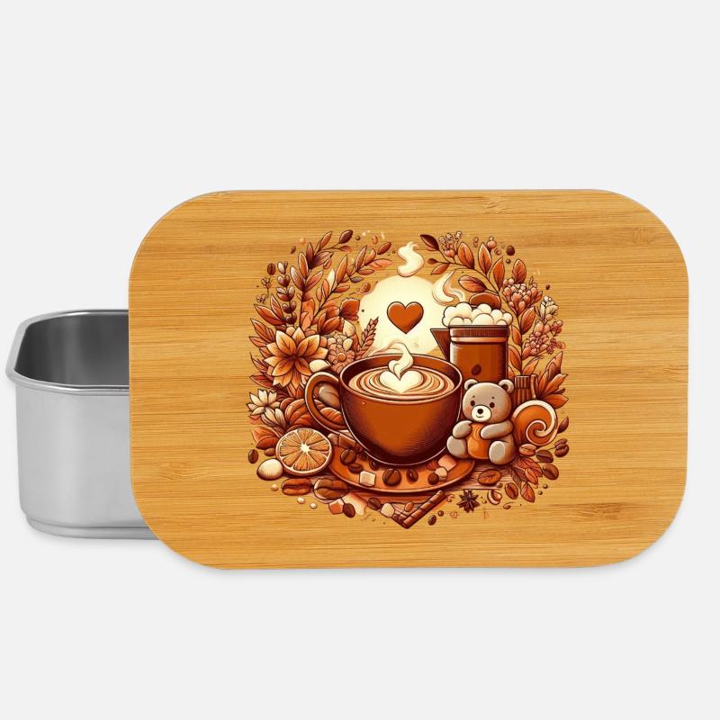 Coffee Lover  - Lunch Box - silver