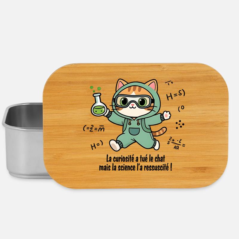 Curiosity has killed the cat, science... - Lunch Box - silver