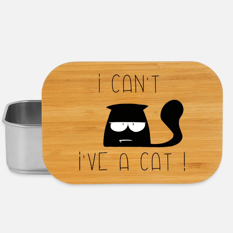 I can't, I've cat tired ! - Boîte à goûter - argent