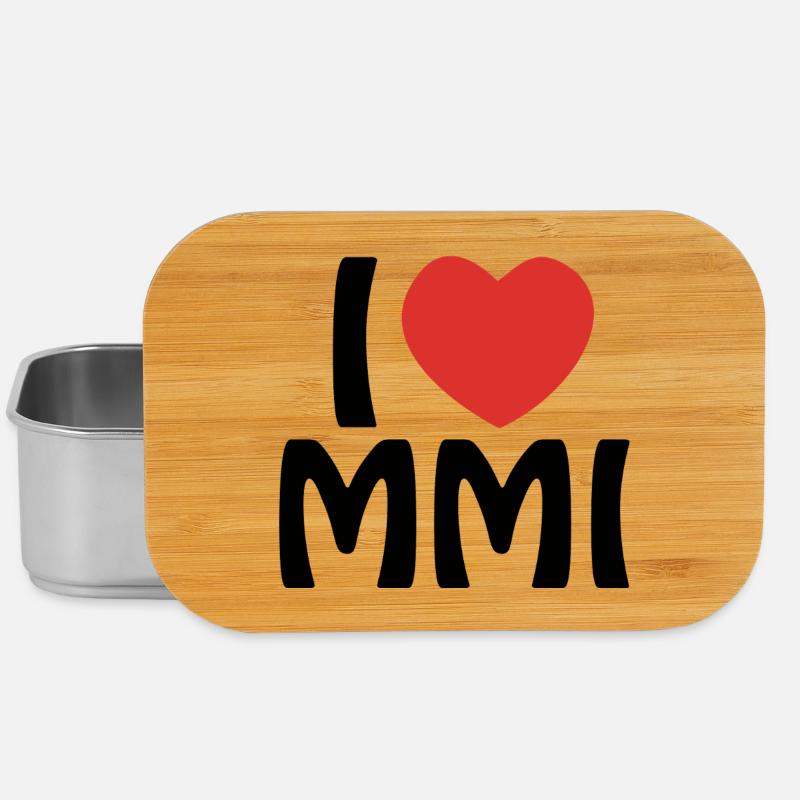 Ich liebe MMI - Lunch Box - Silber