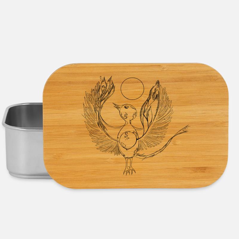 Oiseau fidèle - Boîte à goûter - argent