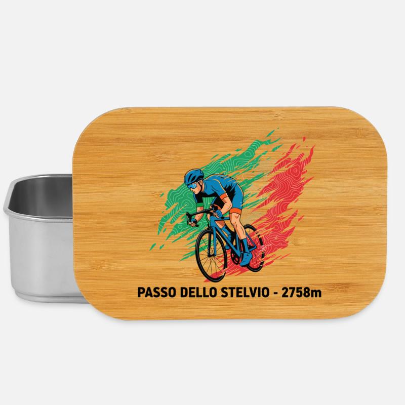 Passo dello Stelvio Climber Colour Burst - Lunch Box - Silber