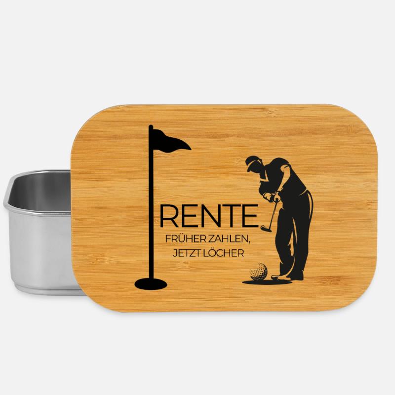 Rente Golfer  - Lunch Box - Silber