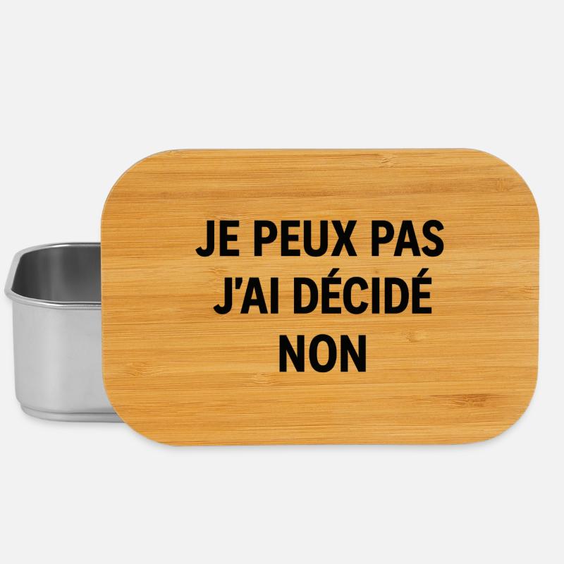 I can't, I decided no - Lunch Box - silver