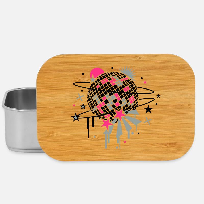 Disco Ball - Lunch Box - silver