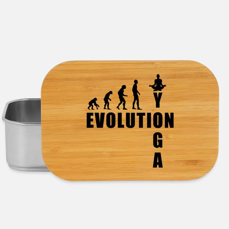 Cadeau de méditation EVOLUTION Yoga - Boîte à goûter - argent