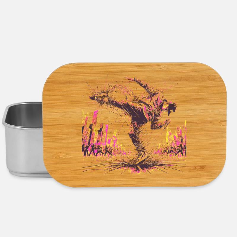 BREAKDANCE - Lunch Box - Silber