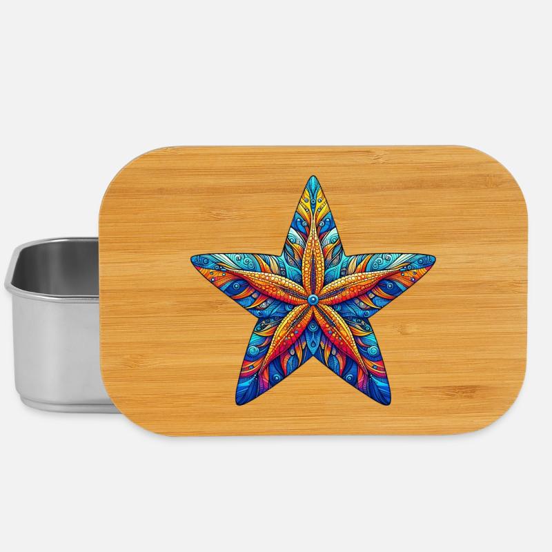 Seestern - Lunch Box - Silber