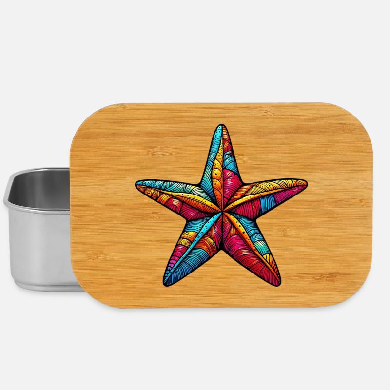 Starfish - Lunch Box - silver