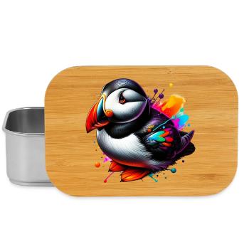 Puffin - Lunch Box - silver - Front