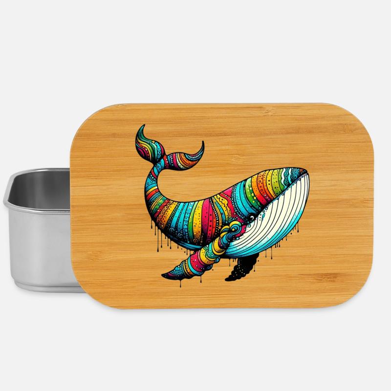 Wal - Lunch Box - Silber