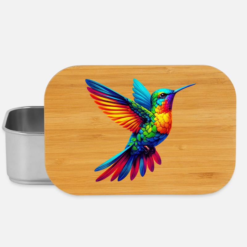 Kolibri - Lunch Box - Silber