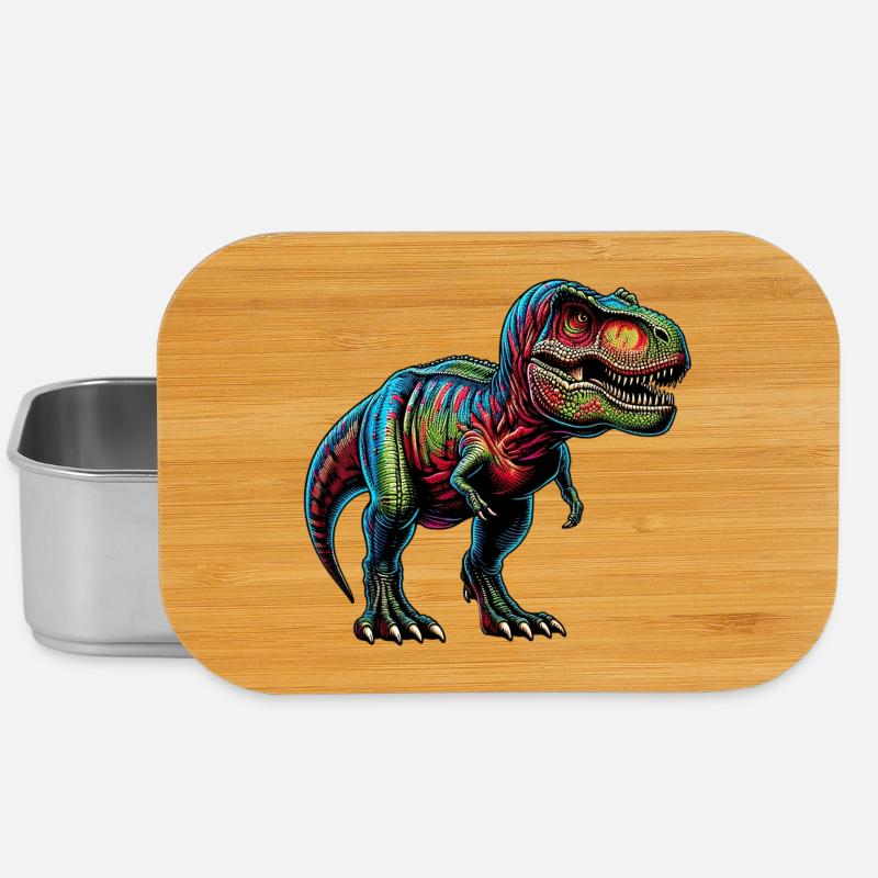 Dinosaurier - Lunch Box - Silber