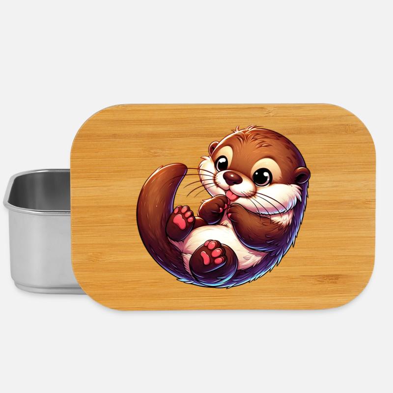 Otter - Lunch Box - Silber
