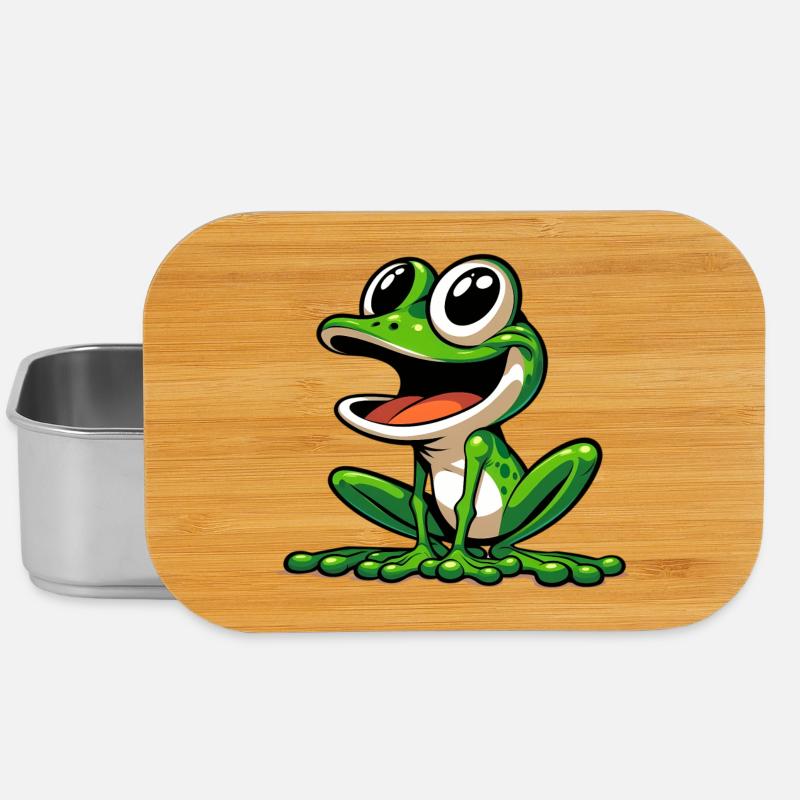 Frosch - Lunch Box - Silber