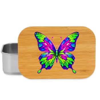 Schmetterling - Lunch Box - Silber - Vorne