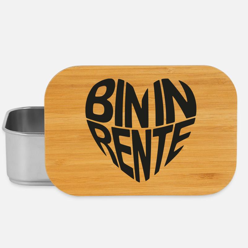 Bin in Rente - Lunch Box - Silber