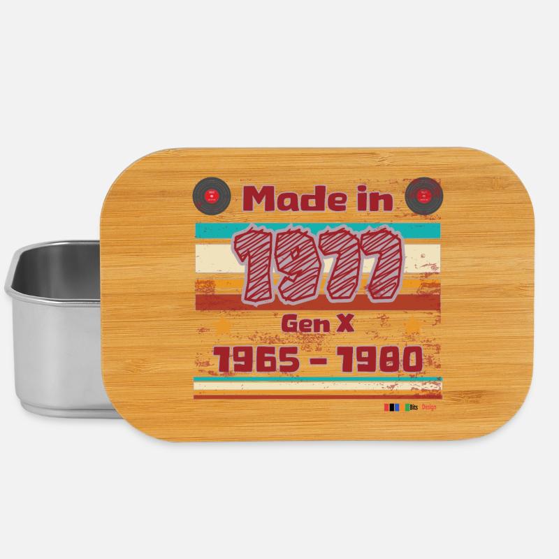 Hommage an das 100-jährige Jubiläum der Generation X - Lunch Box - Silber