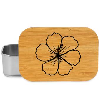 Cherry Blossom – Multi-Color Contours Sakura Look - Lunch Box - silver - Front