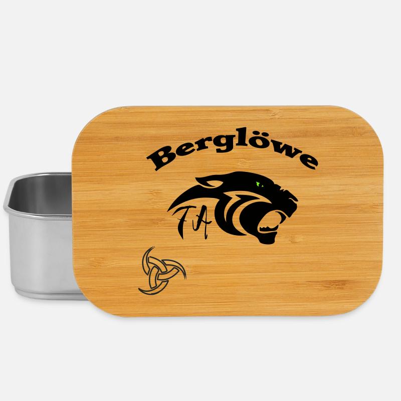 Berglöwe - Lunch Box - Silber