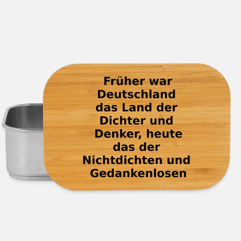 Dichter und Denker? - Lunch Box - Silber