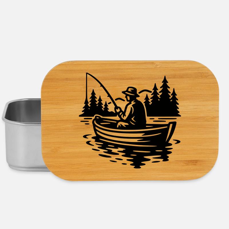 Angling - Lunch Box - silver