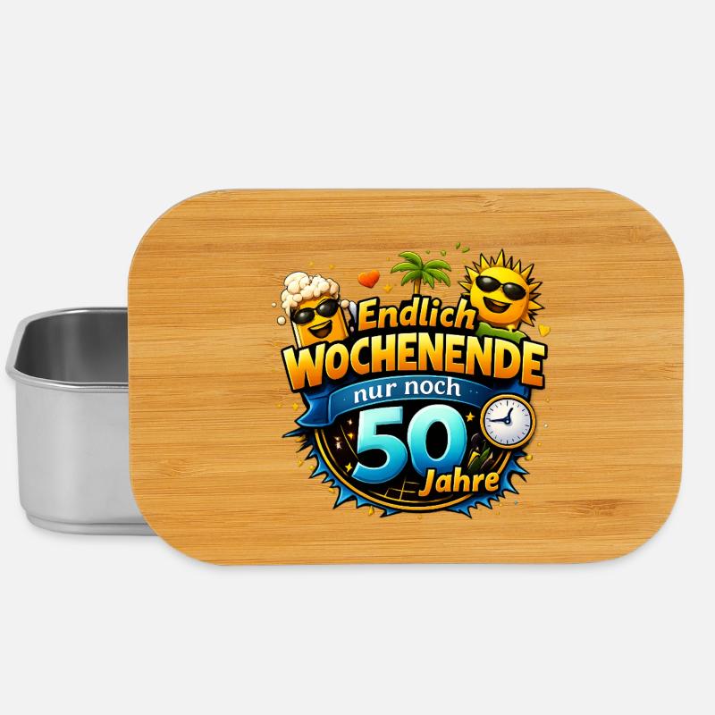 Enfin, le week-end ne reste plus que 50 ans - Boîte à goûter - argent