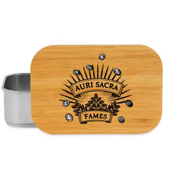 Auri sacra fames  Cursed hunger for gold - Lunch Box - silver - Front