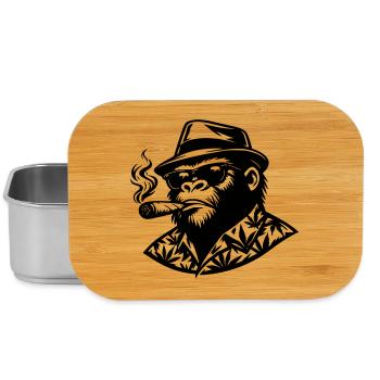 Monkey Smoke - Lunch Box - silver - Front