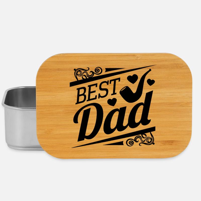 Papa, bester Papa, Vatertag - Lunch Box - Silber